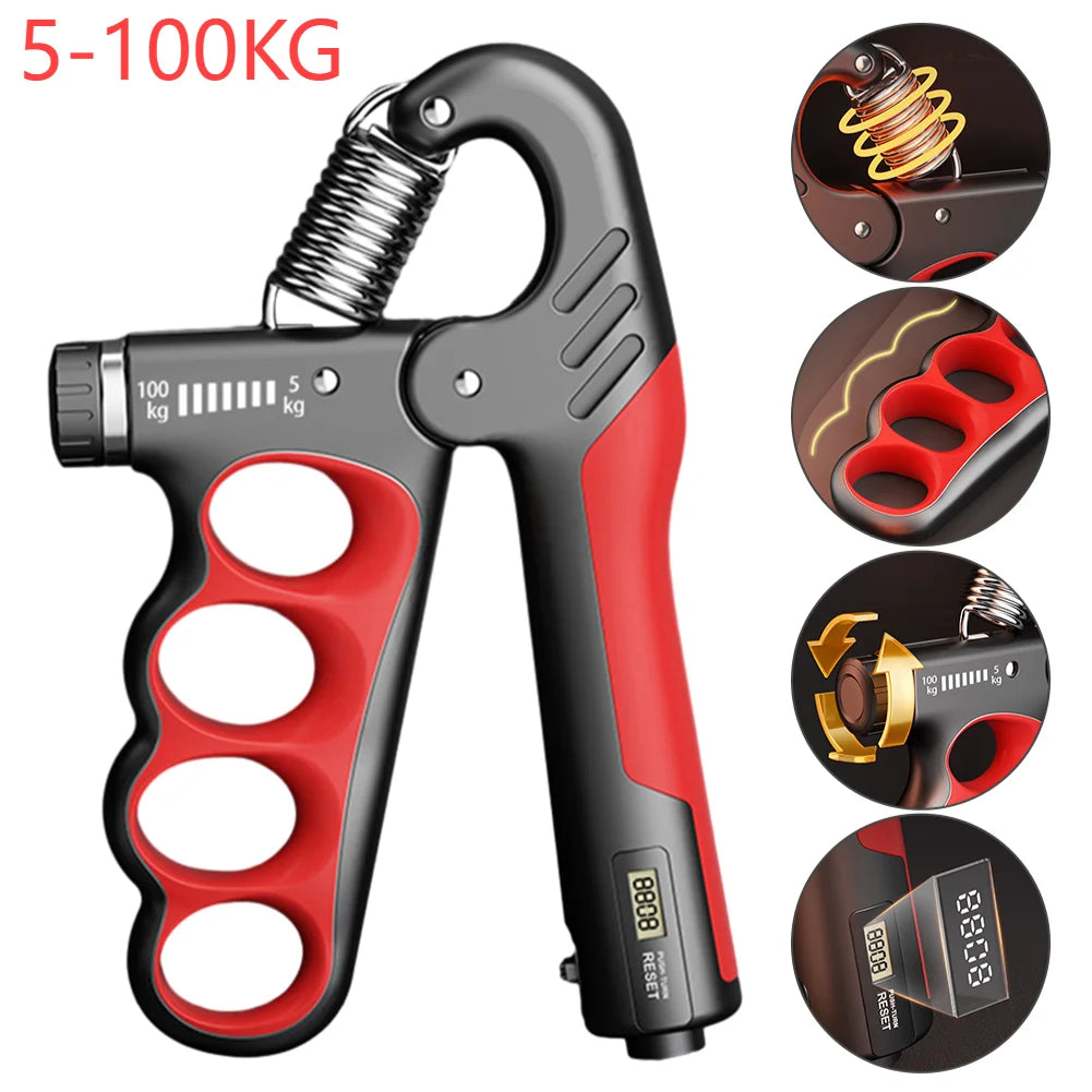 5-100Kg Adjustable Hand Gripper & Strength Trainer
