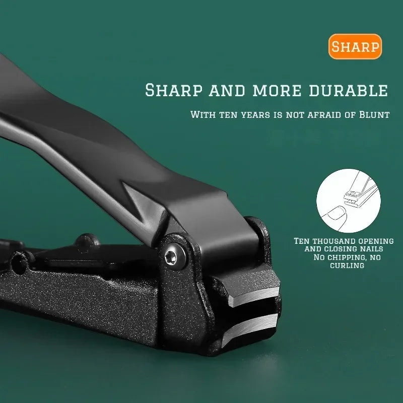 Sharp Nail Clippers with Catcher – Heavy-Duty & Ergonomic
