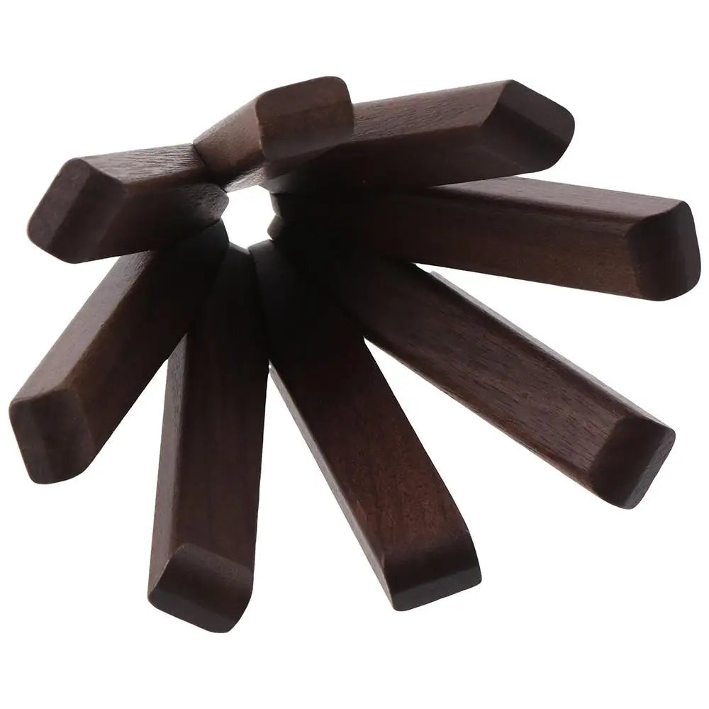 Black Walnut Solid Wood Insulation Mat Table Decoration