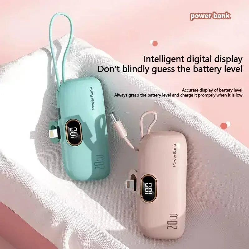 iPhone Fast Charging Mobile Power Supply Emergency External Battery For Type-c
