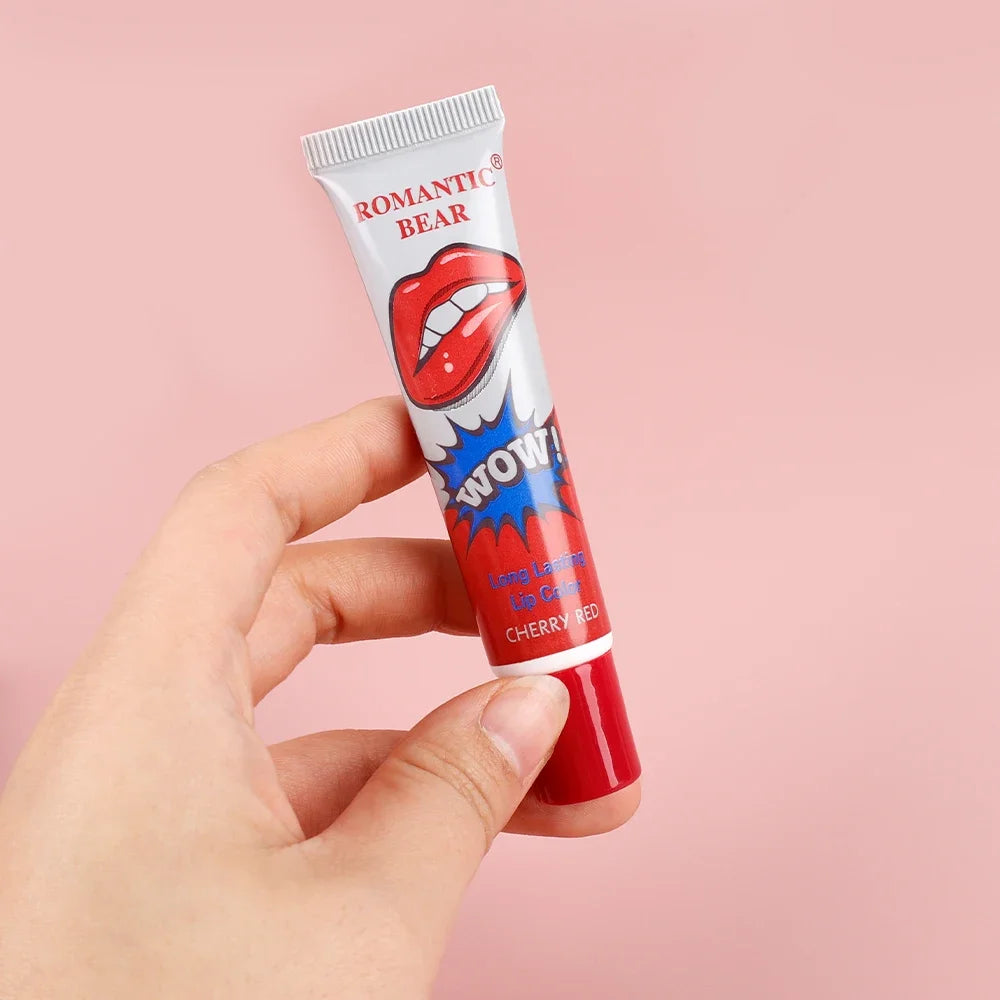 Magic Peel-Off Lipstick – Waterproof, 6-Color, Long-Lasting Lip Stain & Gloss