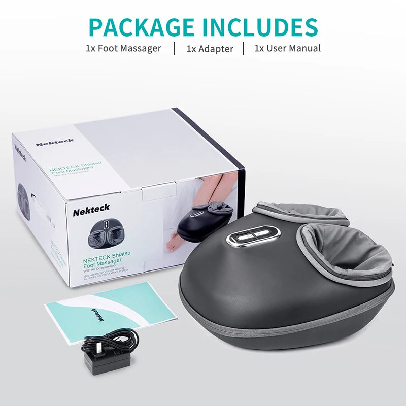 Spa-Quality Foot Therapy at Home – Heat, Shiatsu, and Air Compression Magic