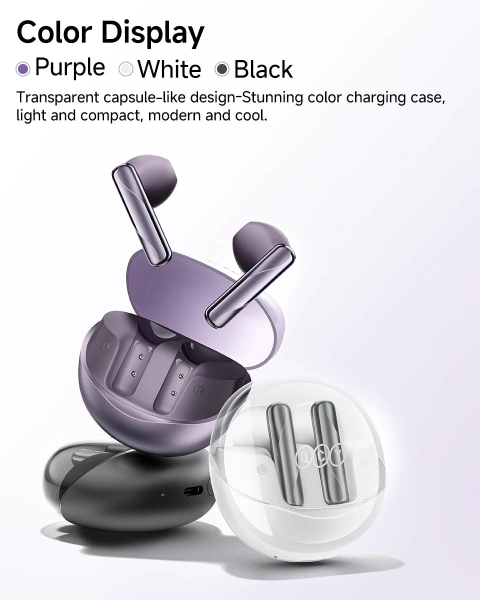 QCY AilyBuds Wireless Earphones – Bluetooth 5.3, ENC, Low Latency