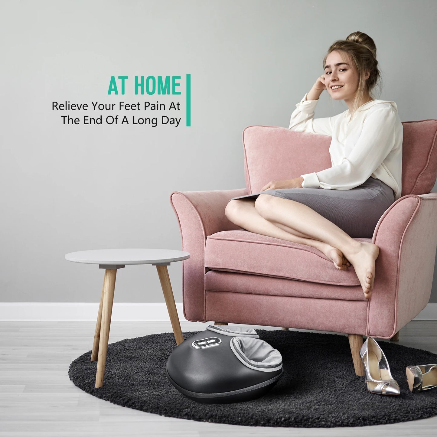 Spa-Quality Foot Therapy at Home – Heat, Shiatsu, and Air Compression Magic