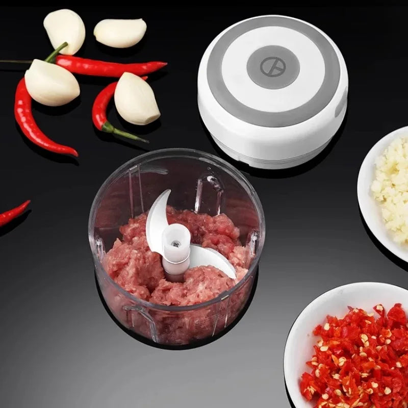 Manual Meat Grinder & Garlic Chopper – Multi-Purpose Kitchen Tool
