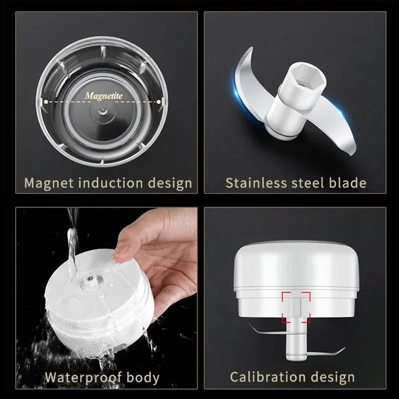 Manual Meat Grinder & Garlic Chopper – Multi-Purpose Kitchen Tool