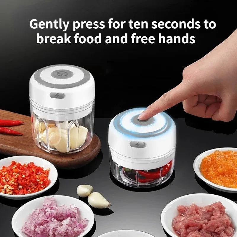 Manual Meat Grinder & Garlic Chopper – Multi-Purpose Kitchen Tool