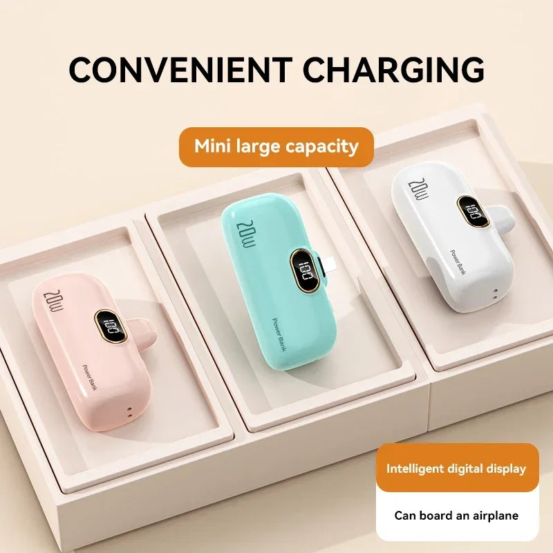iPhone Fast Charging Mobile Power Supply Emergency External Battery For Type-c