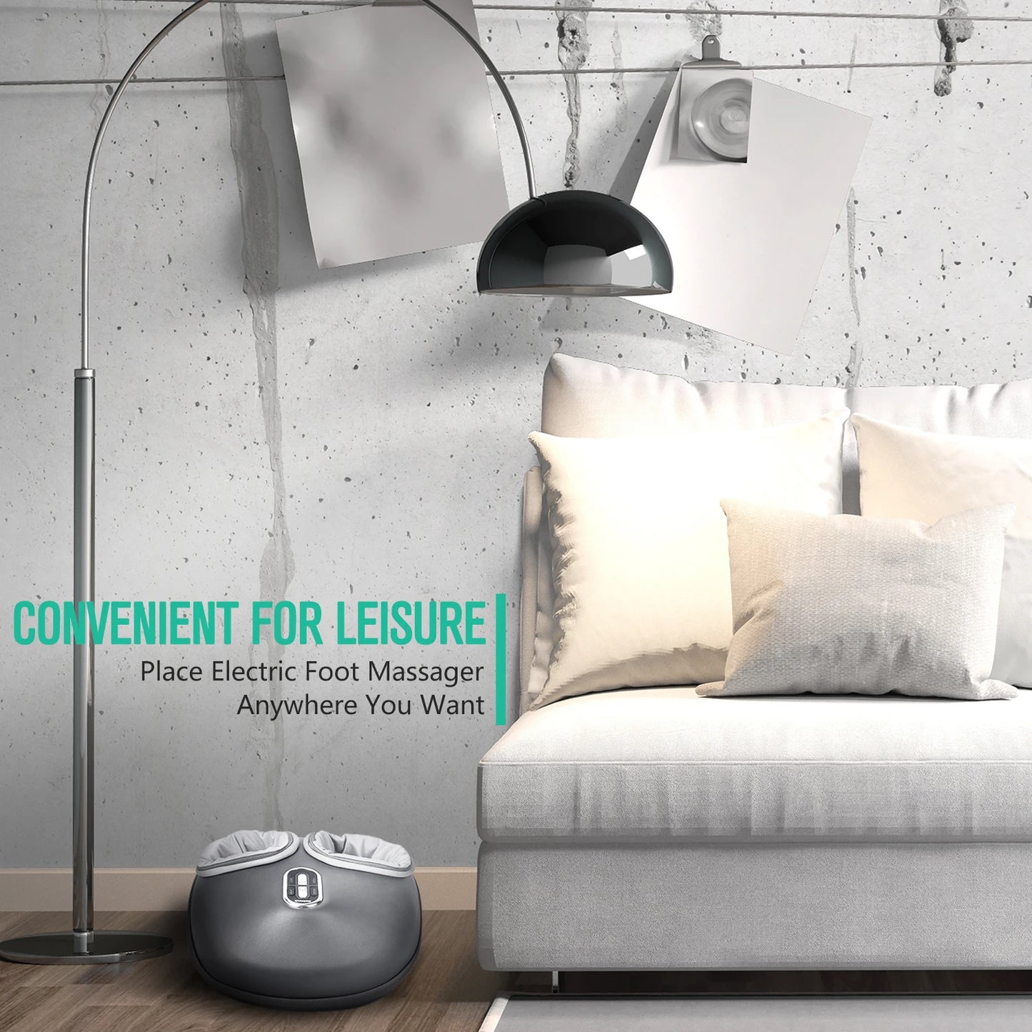 Spa-Quality Foot Therapy at Home – Heat, Shiatsu, and Air Compression Magic