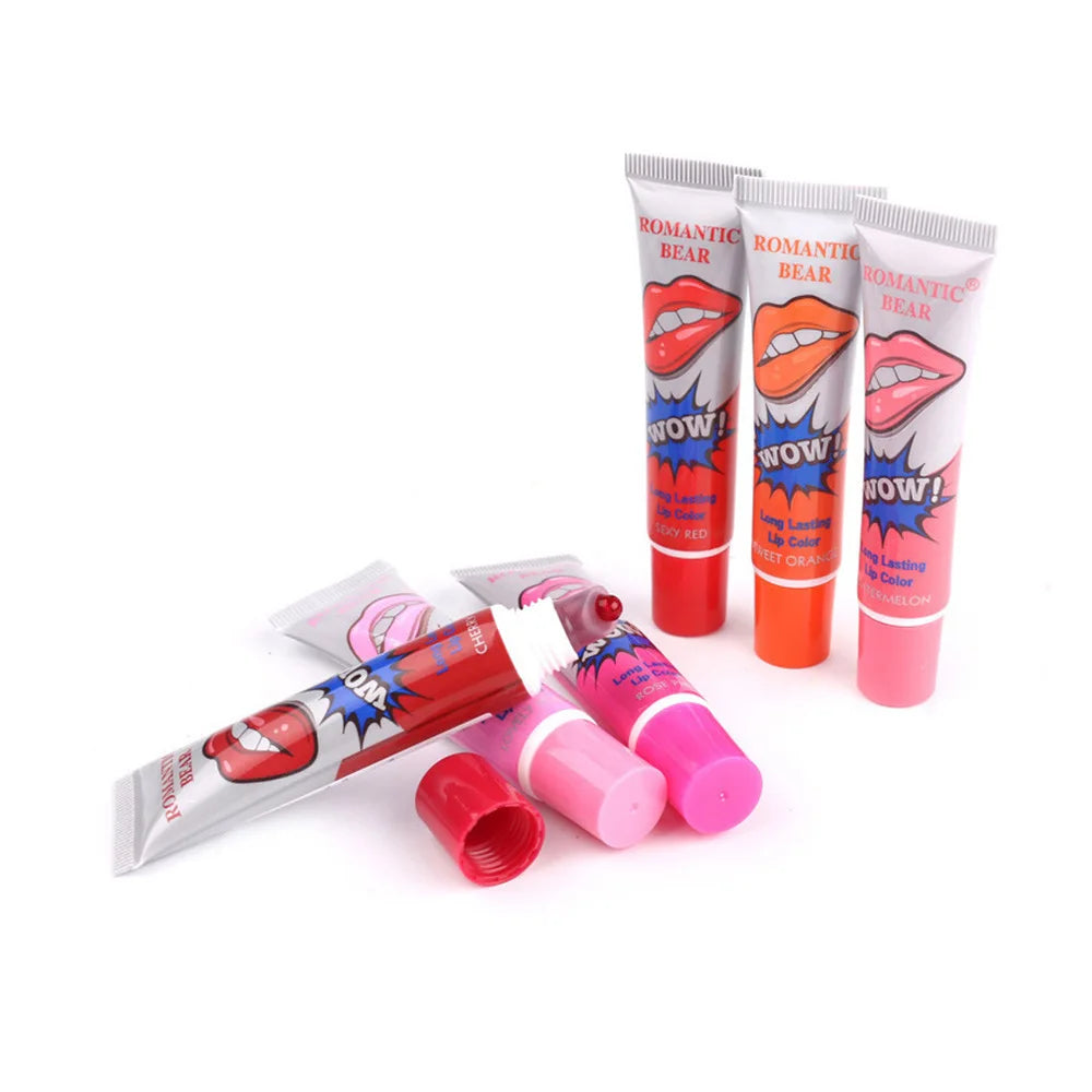 Magic Peel-Off Lipstick – Waterproof, 6-Color, Long-Lasting Lip Stain & Gloss