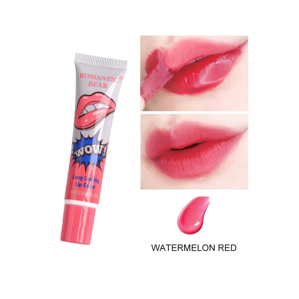 Magic Peel-Off Lipstick – Waterproof, 6-Color, Long-Lasting Lip Stain & Gloss