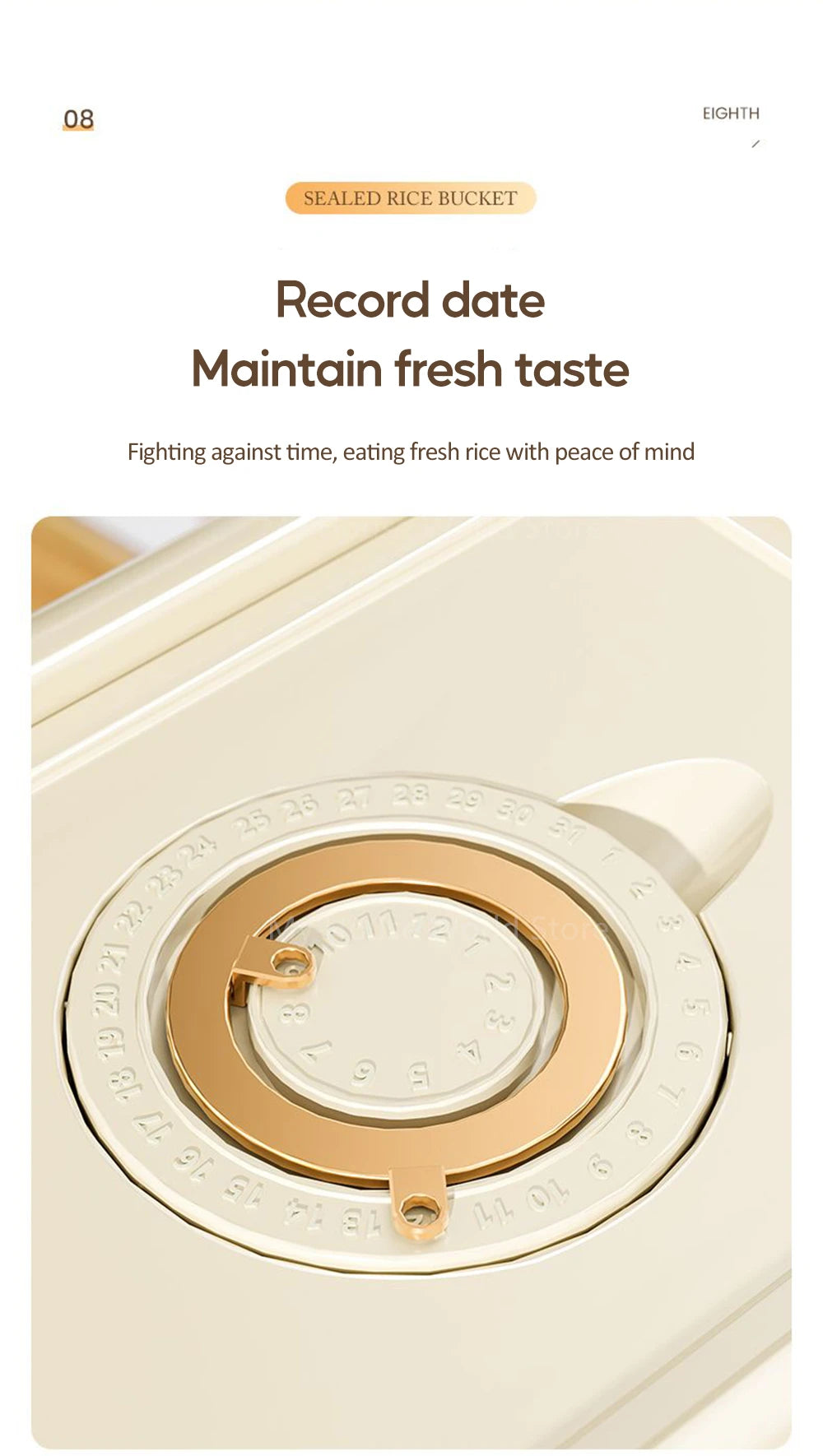 Rice Keeper: Freshness, Neatness, and Convenience in One!