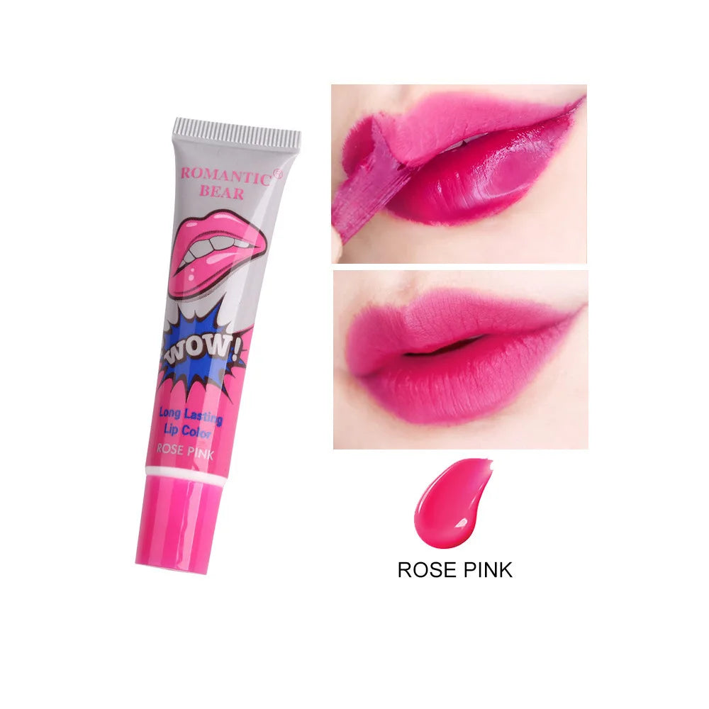 Magic Peel-Off Lipstick – Waterproof, 6-Color, Long-Lasting Lip Stain & Gloss