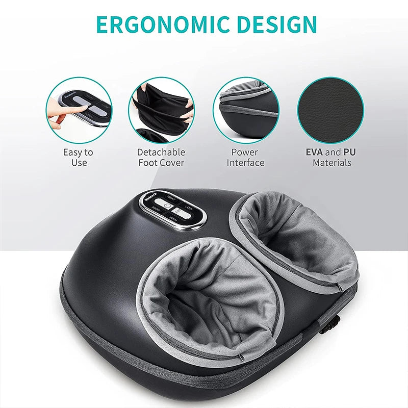 Spa-Quality Foot Therapy at Home – Heat, Shiatsu, and Air Compression Magic