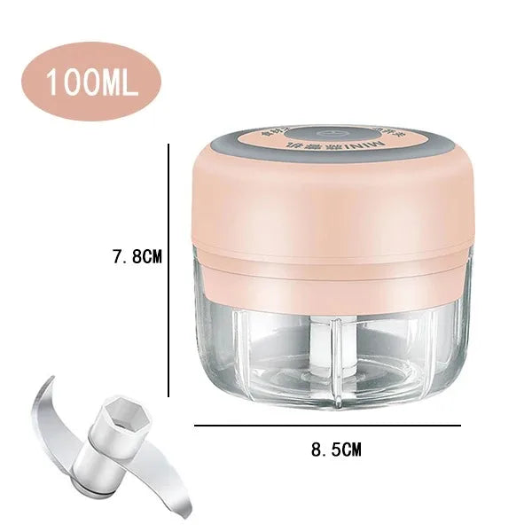 Manual Meat Grinder & Garlic Chopper – Multi-Purpose Kitchen Tool