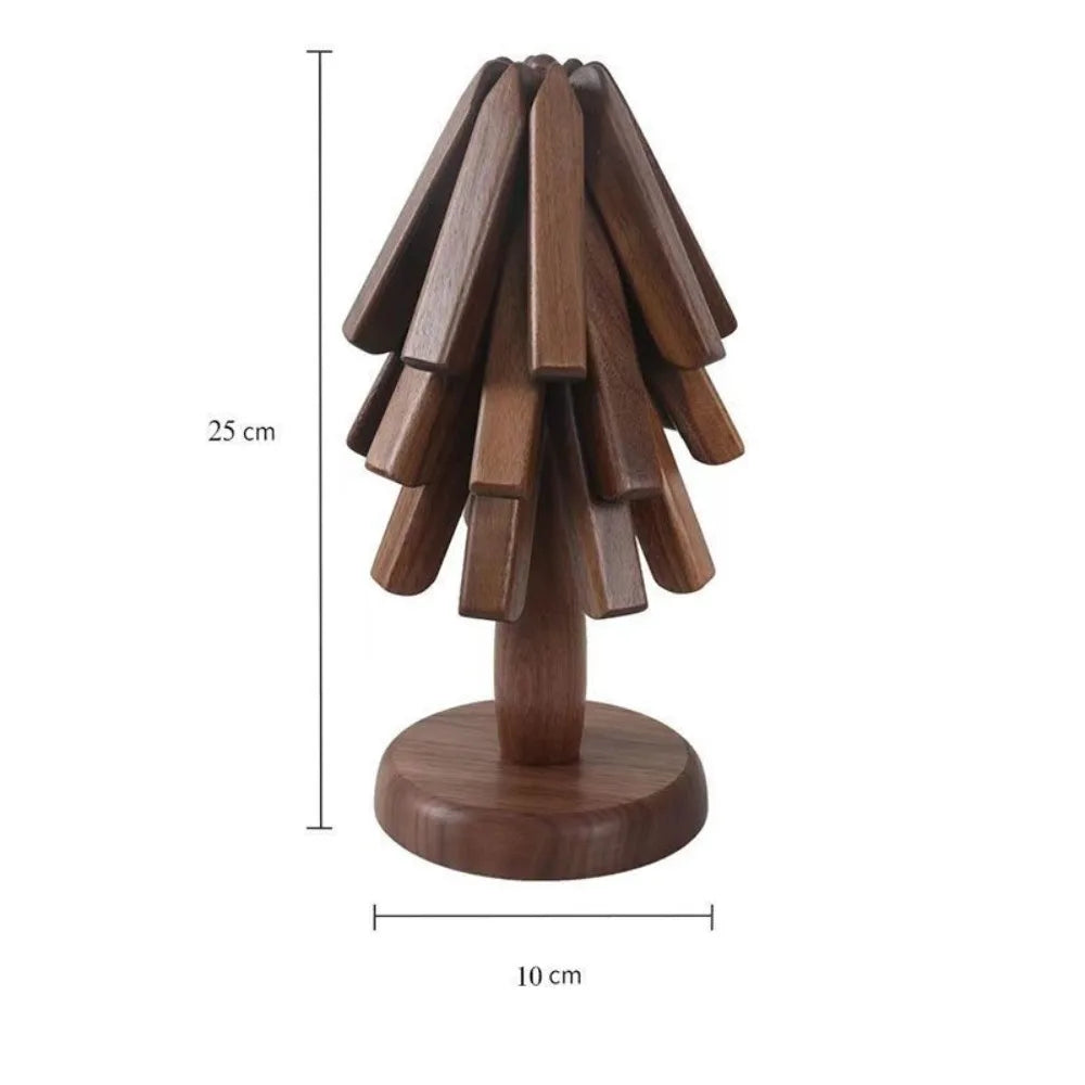 Black Walnut Solid Wood Insulation Mat Table Decoration