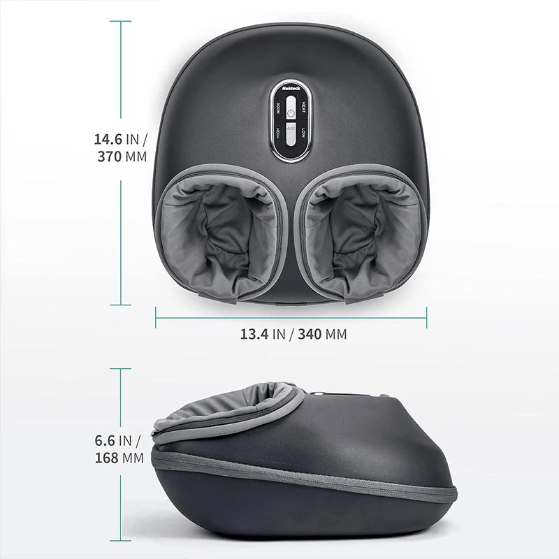 Spa-Quality Foot Therapy at Home – Heat, Shiatsu, and Air Compression Magic